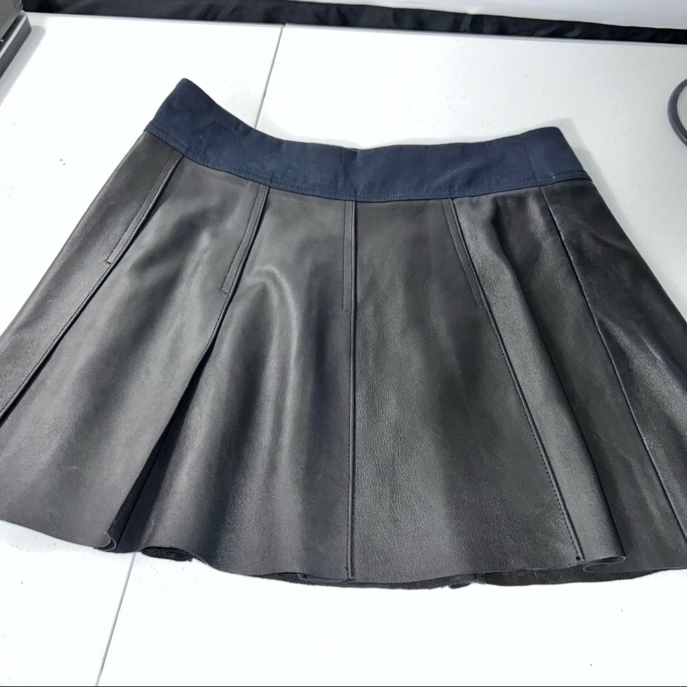 Vince Leather Skirt 6